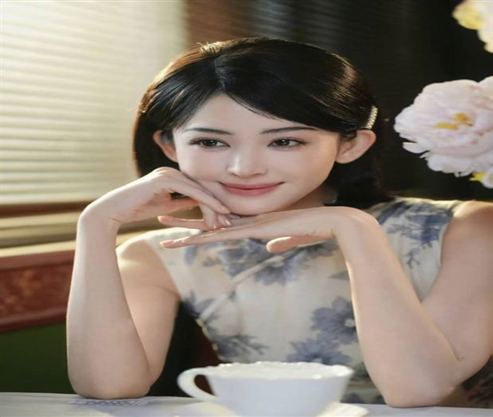 娜扎水墨旗袍造型清丽尽显东方美