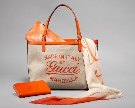Gucci-2011限量版亚麻布包4